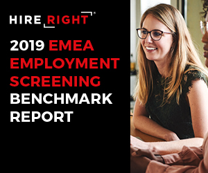 2019 EMEA Employment Screening Benchmark Report 2019 EMEA Employment Screening Benchmark Report