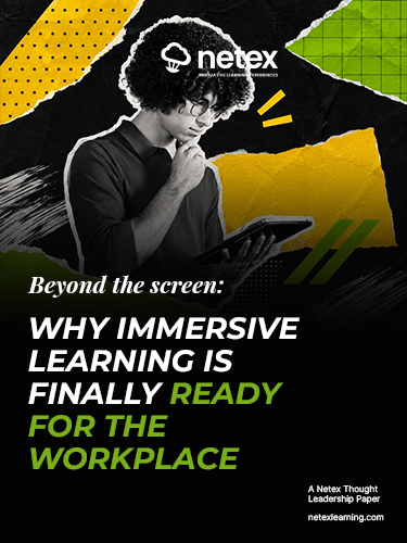 Beyond the screen: Why immersive learning is finally ready for the workplace