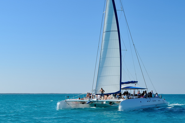 Is this ocean catamaran office the ultimate workplace?