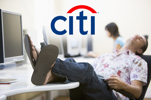Citigroup tells bankers to stop wearing jeans and flip-flops