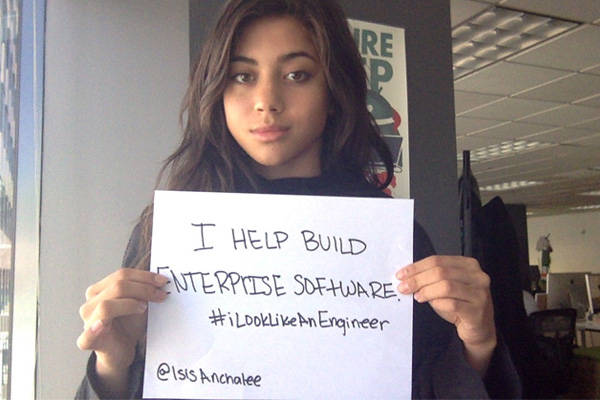 #ILookLikeAnEngineer fights sexism in Tech sector