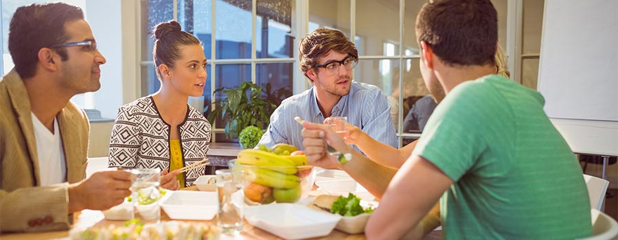 HR Dilemma: Should employees engage in work-related activity during lunch? 