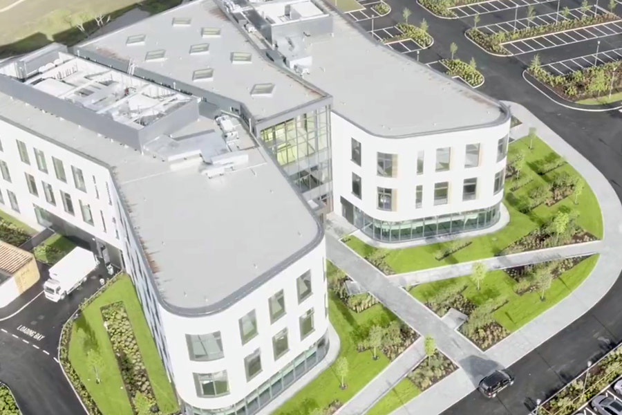 A village pub, tree house and vegetable gardens - see Moneypenny's new offices
