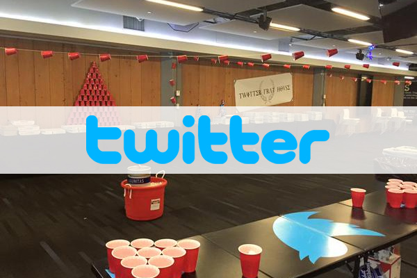 Twitter under fire for hosting office frat party
