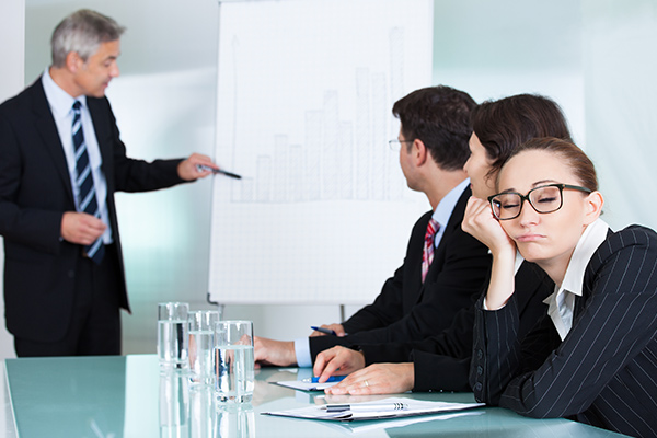 Boring bosses are bad for productivity