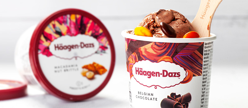 Häagen-Dazs Belgian chocolate ice cream