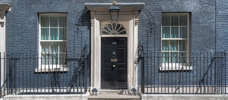 10 Downing Street front door