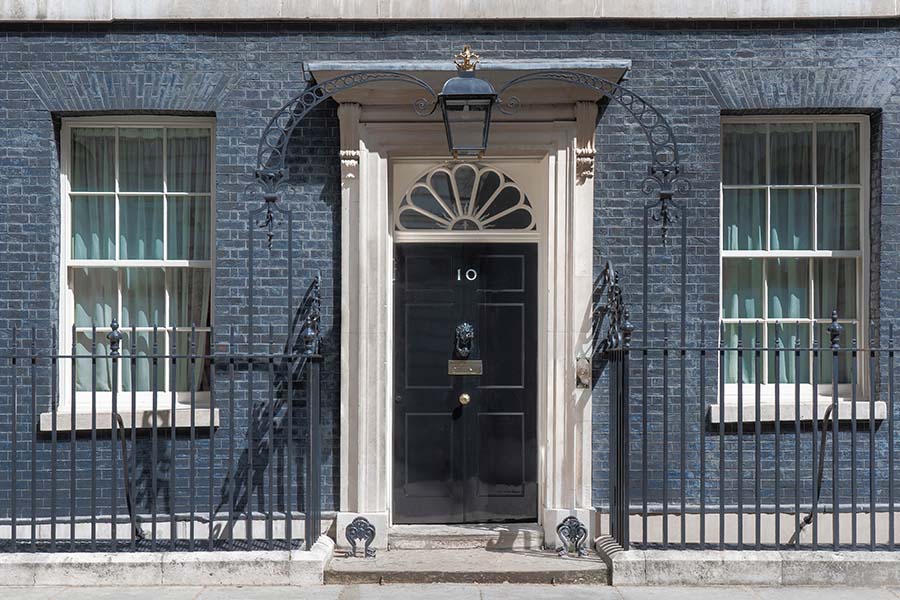 10 Downing Street front door