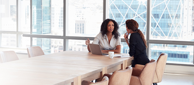 Business meeting in modern office