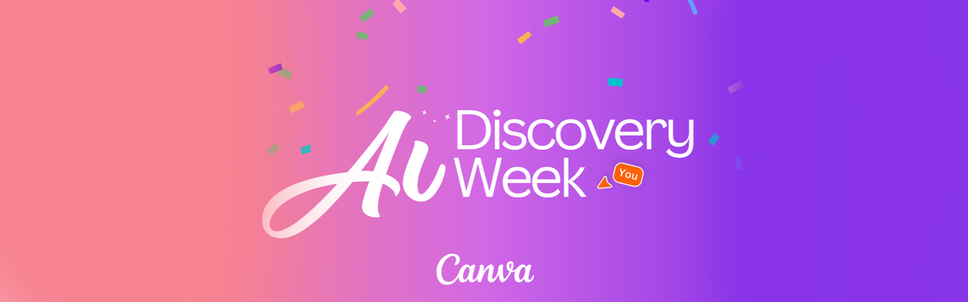 Canva AI Discovery Week banner