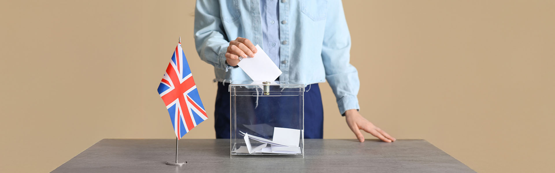 UK election voting ballot box