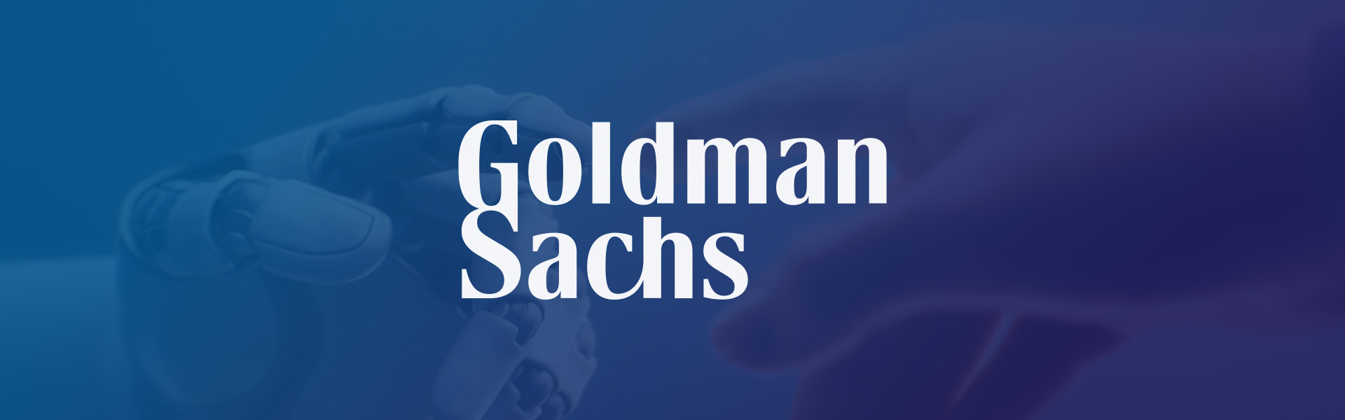 Goldman Sachs logo with handshake