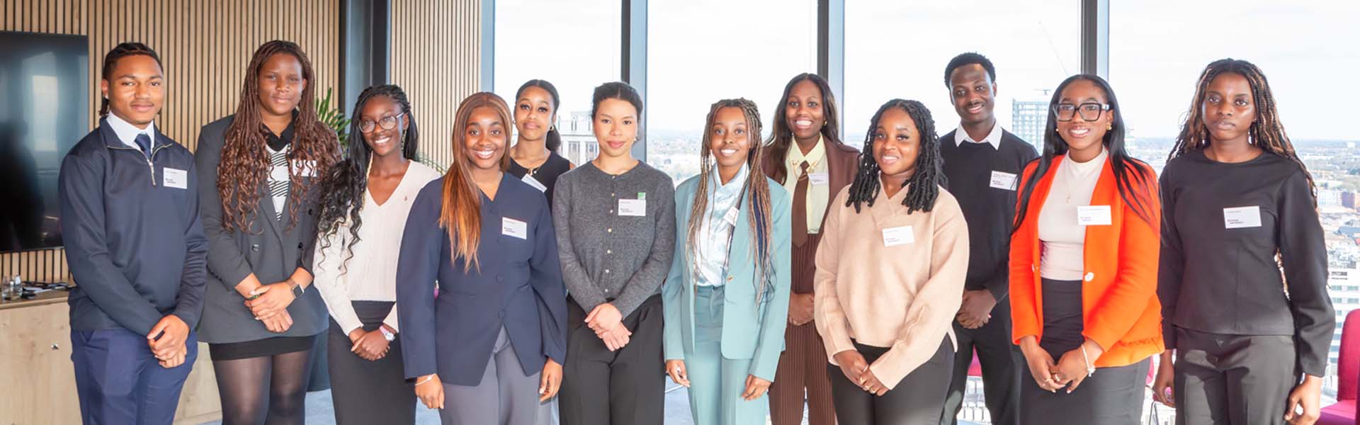 Diverse professional group photo