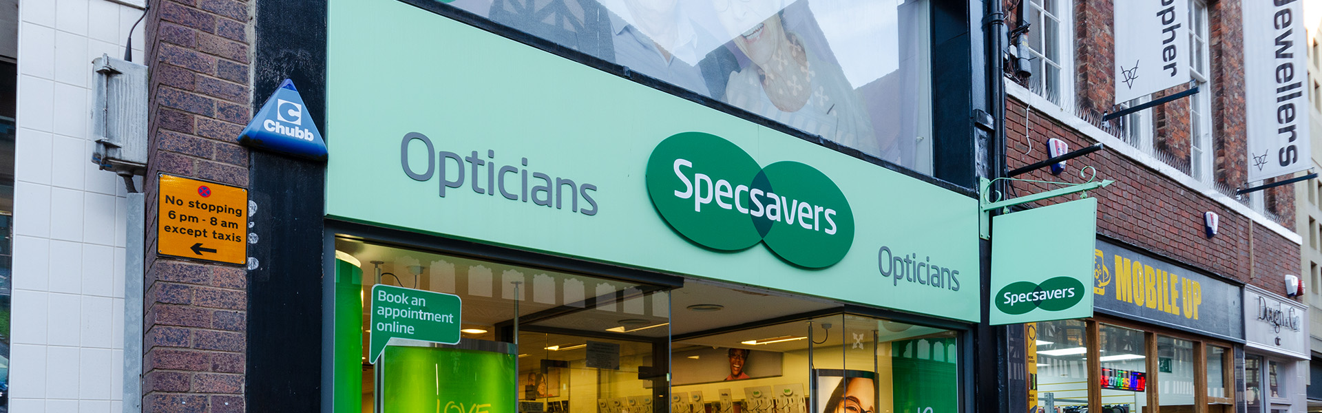 Specsavers opticians store exterior