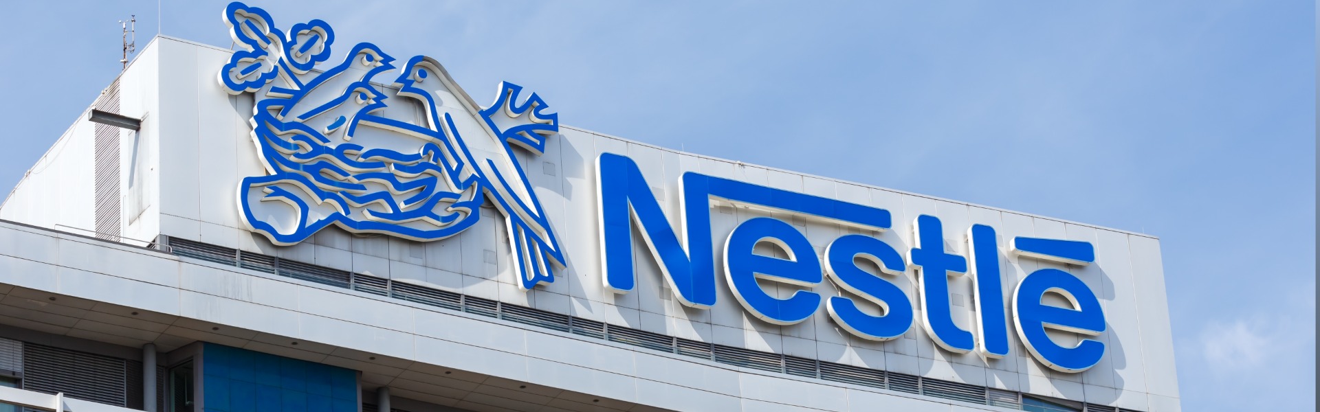 Nestlé headquarters building logo