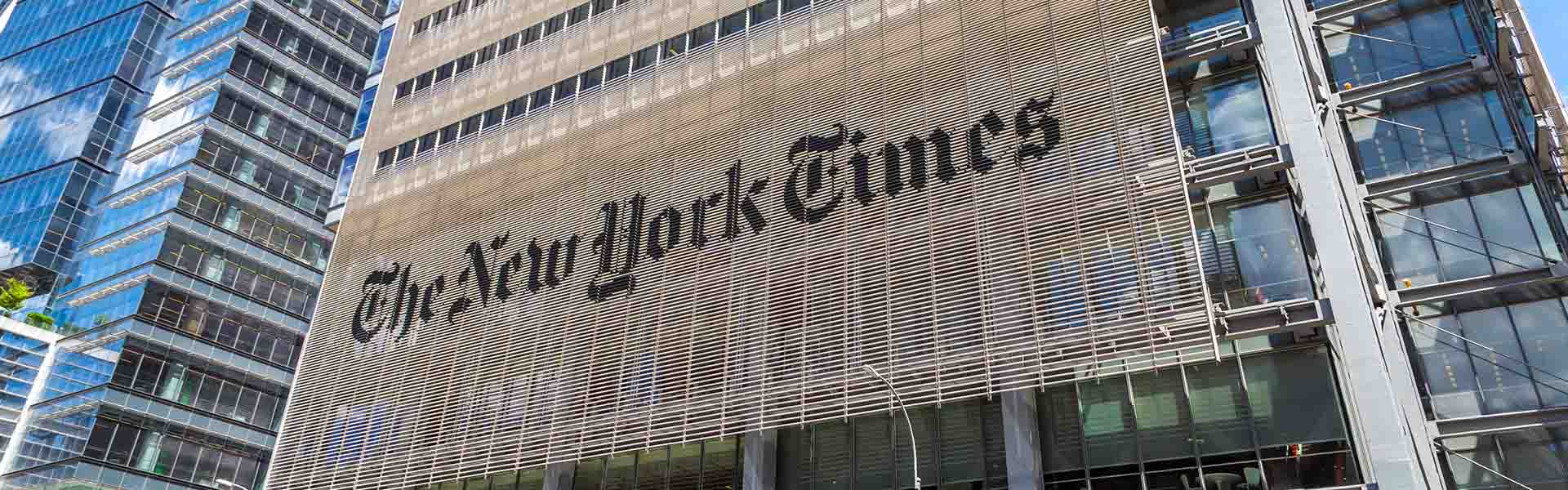 New York Times building exterior