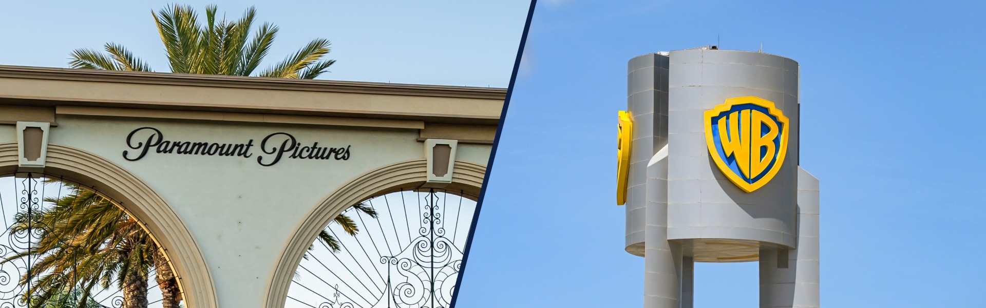 Paramount and Warner Bros studios