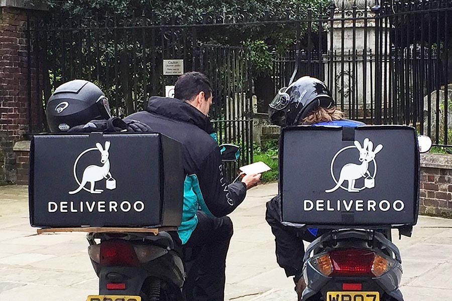 Deliveroo will not force staff to take new pay terms after week-long strike