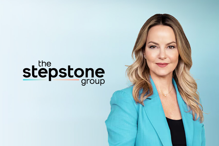 Natalie Matalon next to The Stepstone Group logo