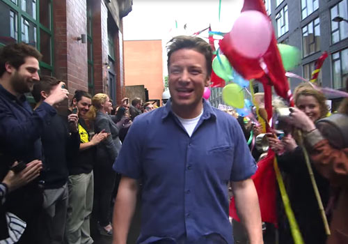 Jamie Oliver's staff throw boss unbelievable birthday bash