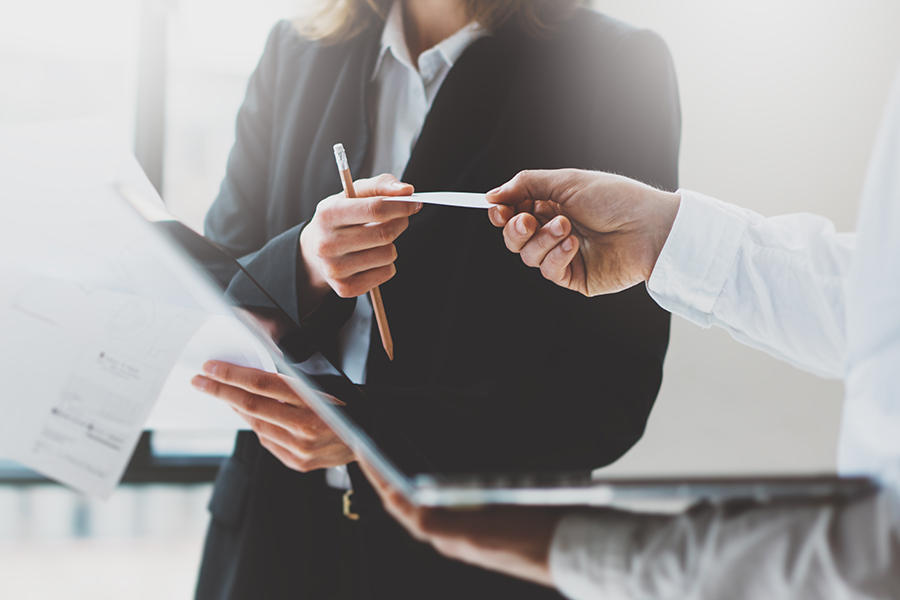 Should employers scrap business cards?