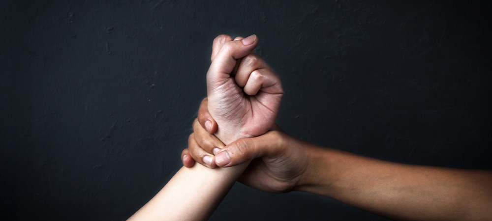 Self-defense wrist grab escape