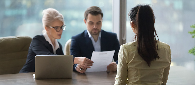 BHI launches National Hiring Strategy: Will it fix broken hiring? Job interview with two interviewers