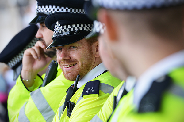 Police ordered to wear 'beard nets' or shave