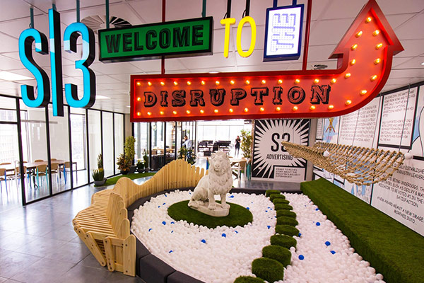 A ball pit, lions & 18-hole golf course - have S3 Advertising devised the perfect office?
