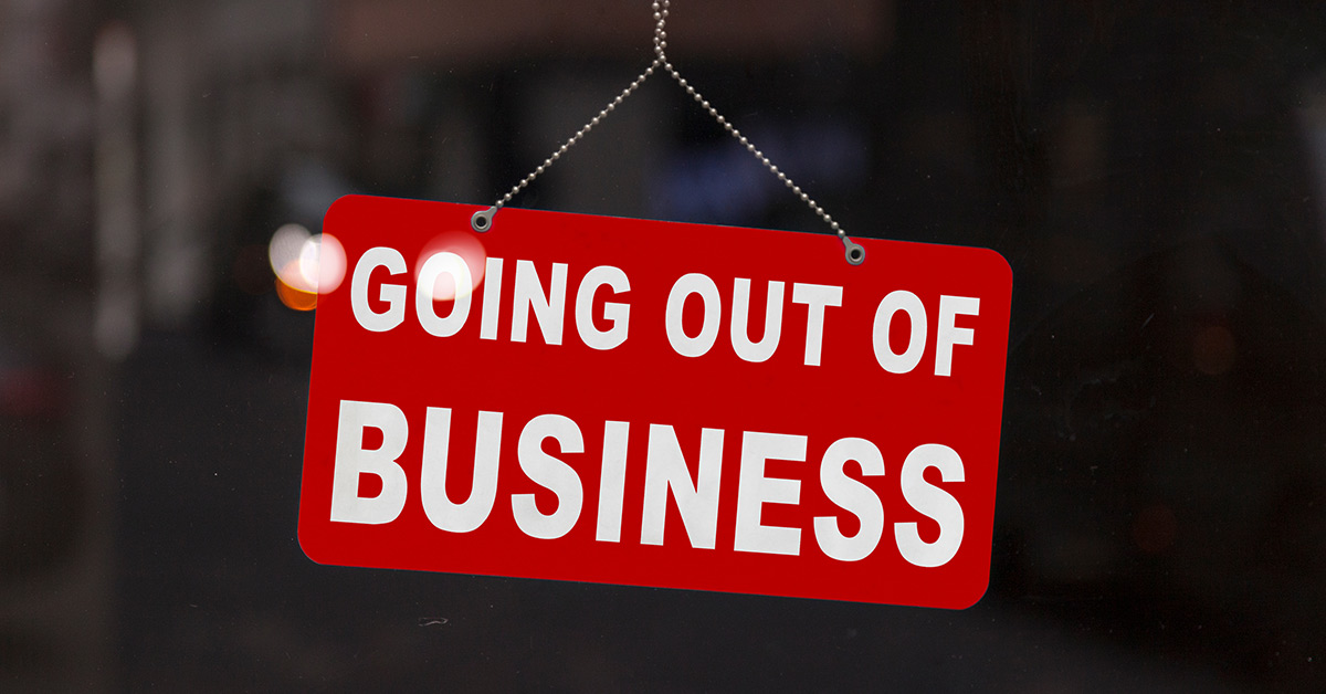 1,000 businesses closing every day, here's what they have in common