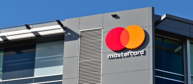 Mastercard logo on office building
