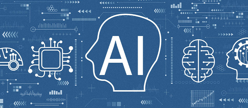Artificial intelligence technology concept illustration
