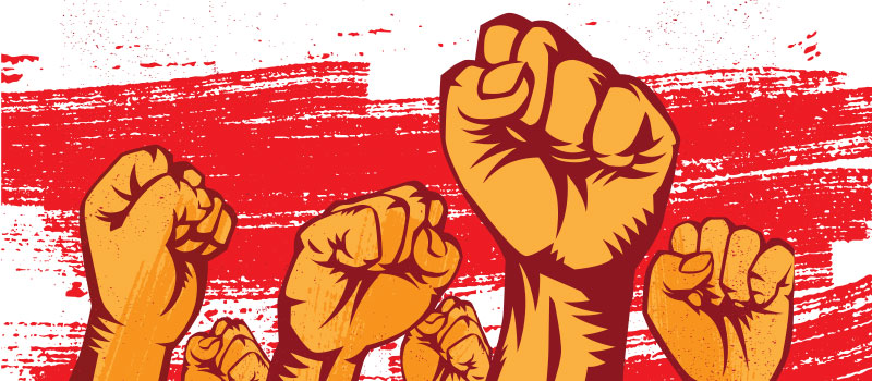 Acas workers in 'ironic' strike action