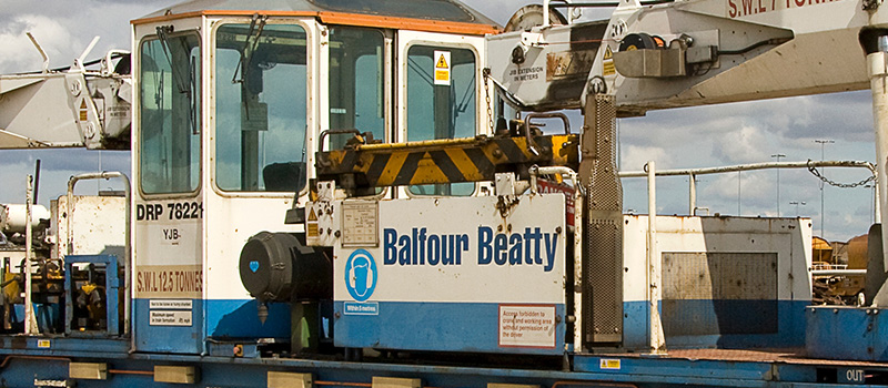 Balfour Beatty construction crane machinery