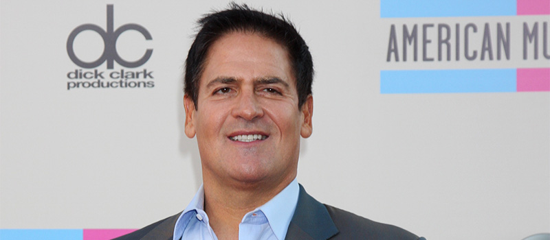 Mark Cuban smiling at awards event