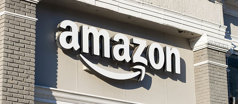 Amazon storefront logo exterior sign