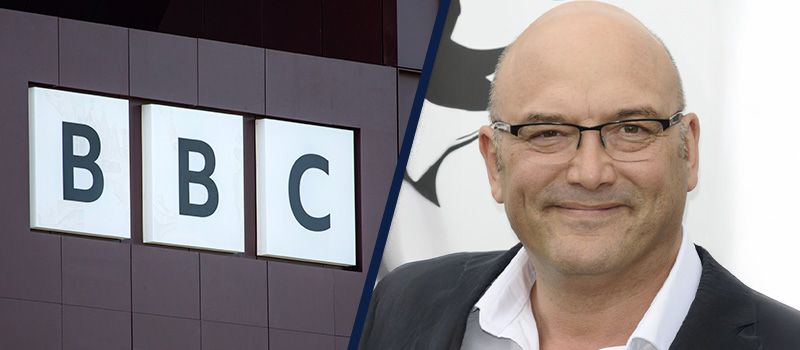 BBC logo and Gregg Wallace