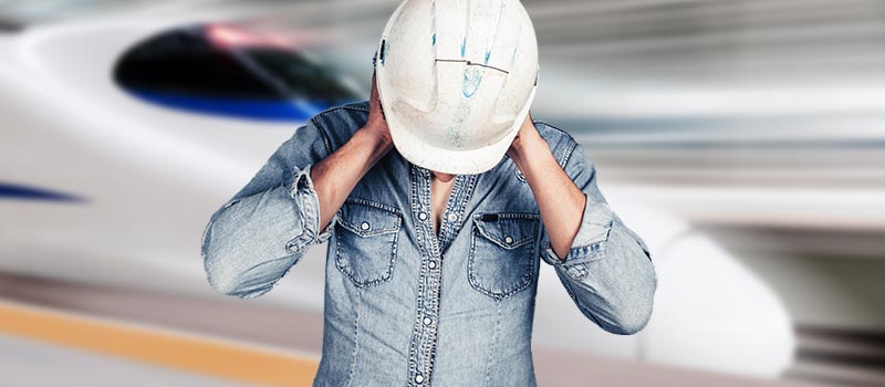 Employees forced to sit by 200mph trains in 'HORRIBLE' training exercise