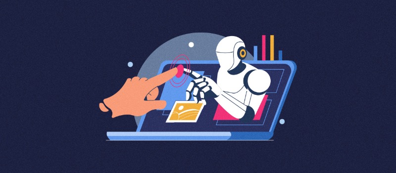 Human and robot collaborating online