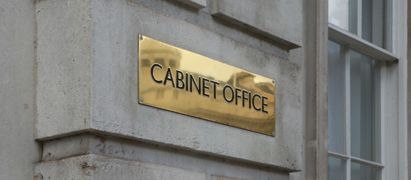 Cabinet Office building sign