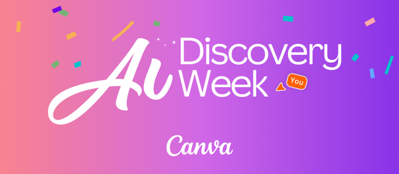 Canva AI Discovery Week banner