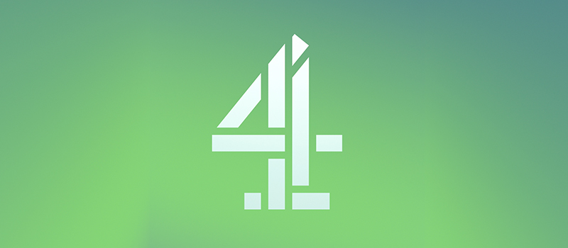 Channel 4 logo on gradient