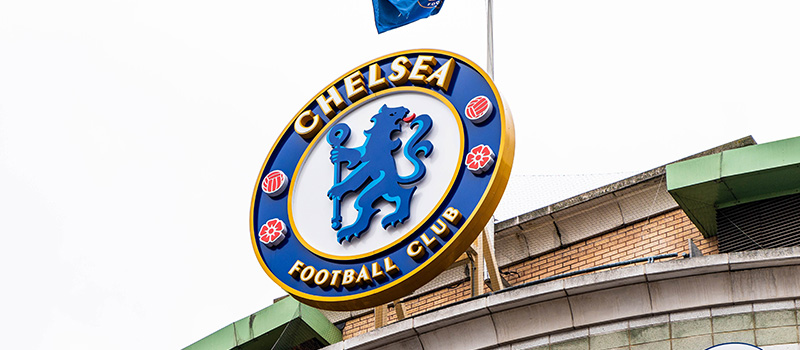 Chelsea Football Club stadium sign