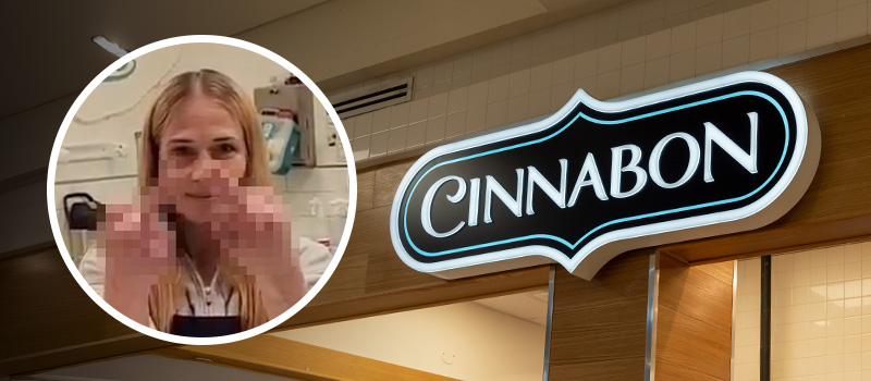 Cinnabon worker fired after racist outburst at customers