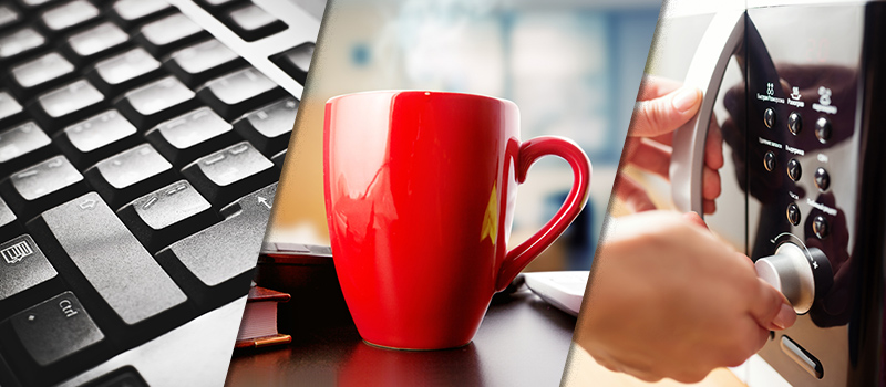10 of the dirtiest items festering in the workplace