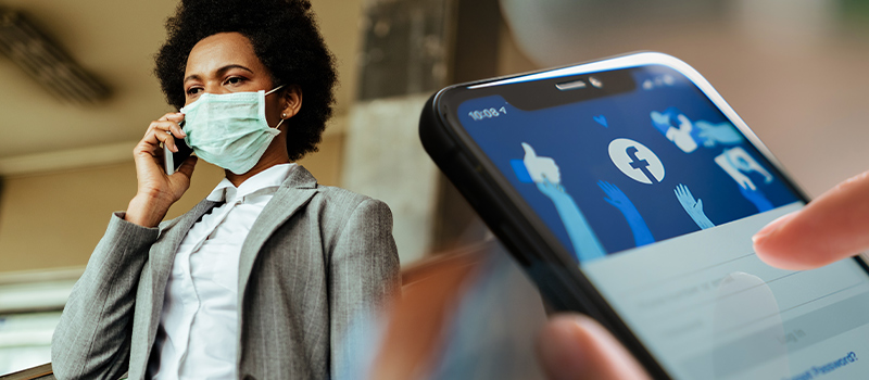 Social media giant tells staff they MUST wear a mask or avoid the office