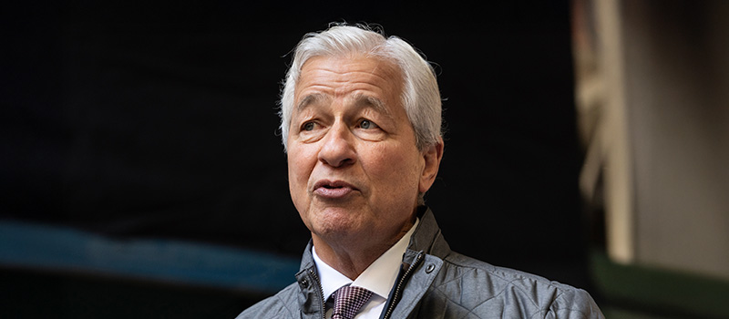 JPMorgan Chase CEO Jamie Dimon speaking at event