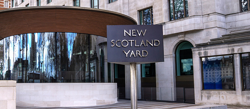 New Scotland Yard building entrance