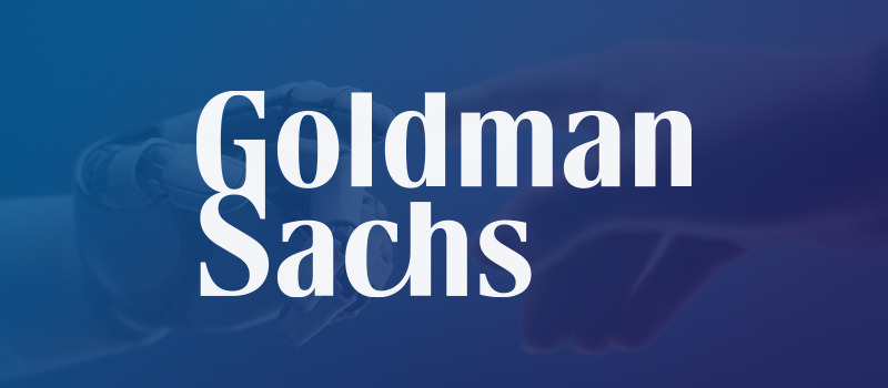 Goldman Sachs logo with handshake