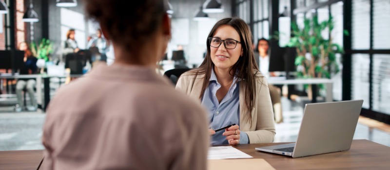 Hard launch on the new age of hiring Job interview in modern office